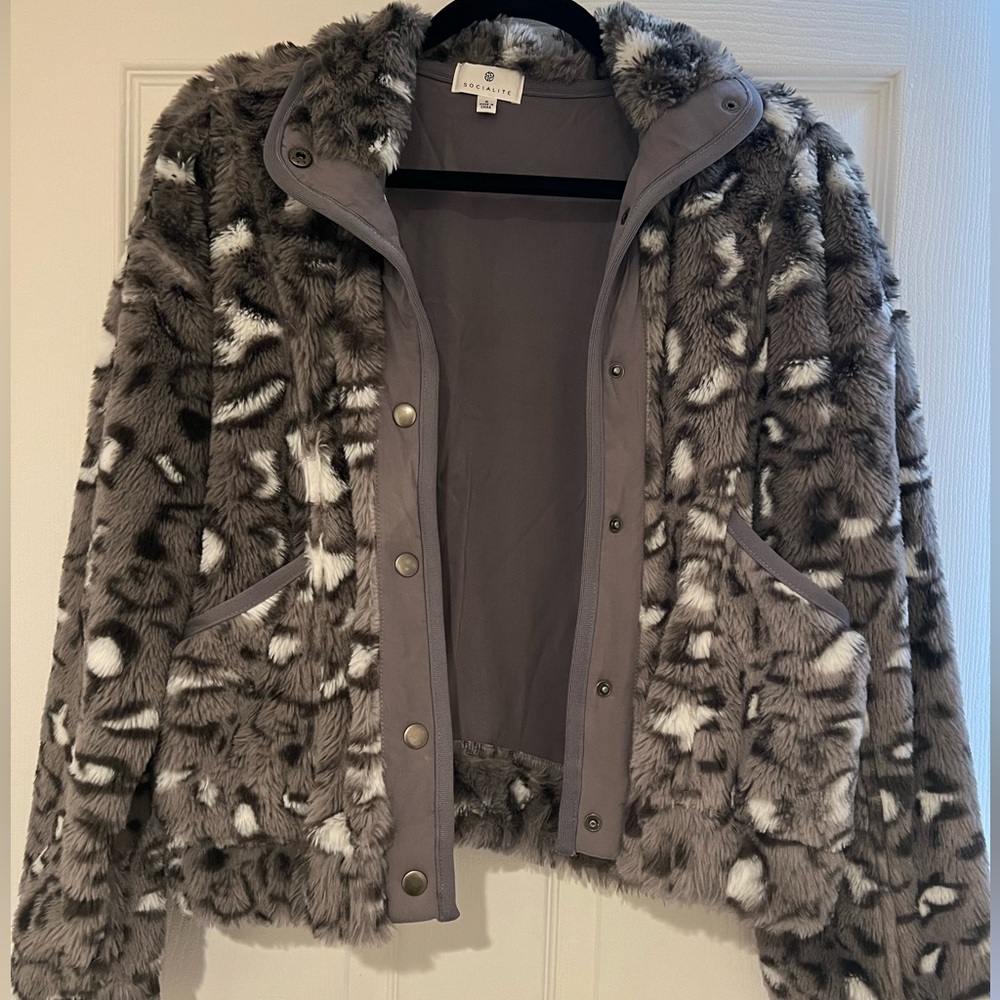 furry lightweight jacket